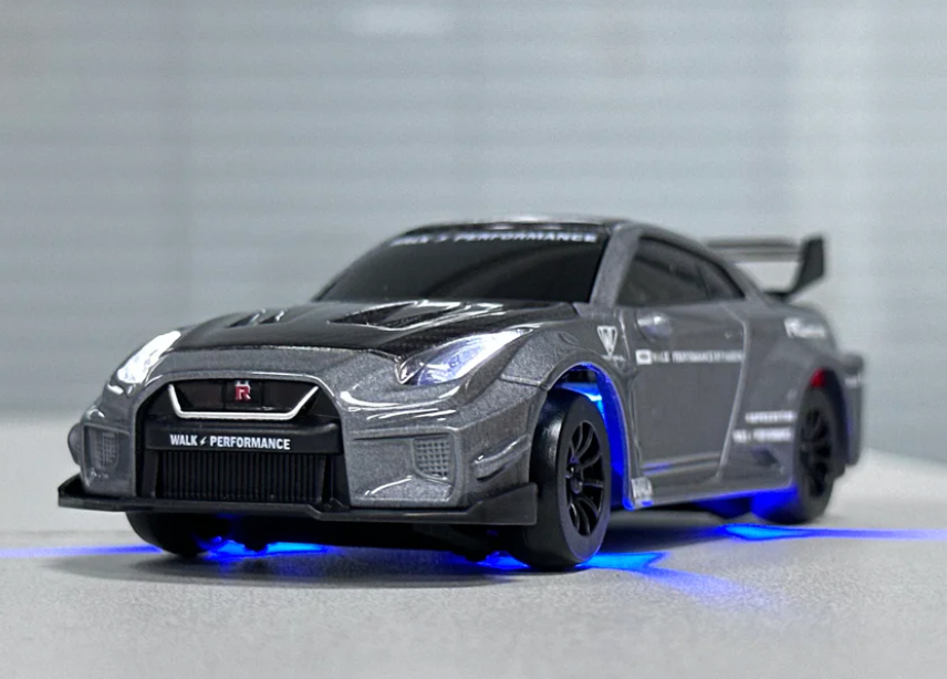 D43-02Q6 1:43 Alloy Drift Car GTR - Grey