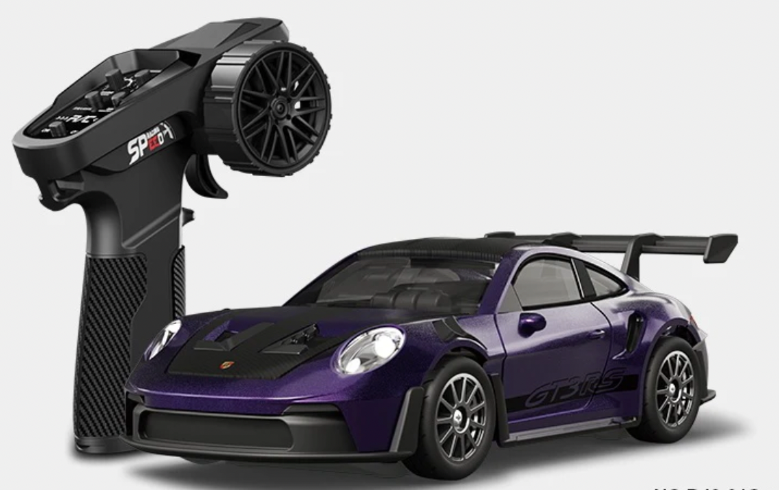 D43-01Q07 1:43 Alloy Drift Car Porsche 911 - Purple