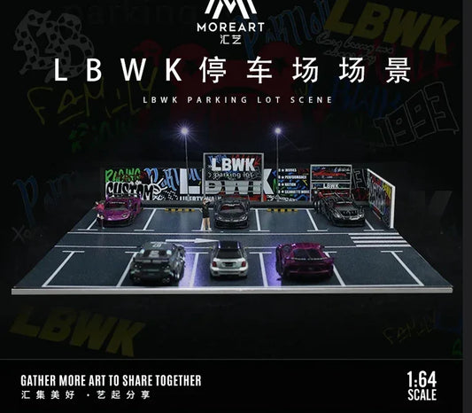 MO641067 MoreArt B-LBWK Parking Lot Scene