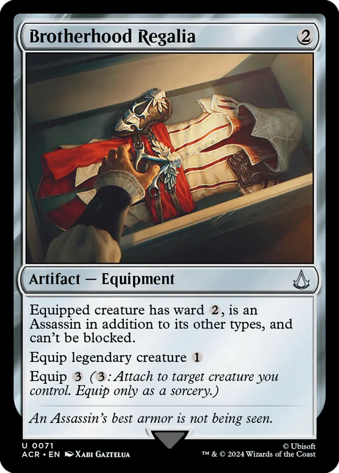 Brotherhood Regalia - (ACR) Assassin's Creed