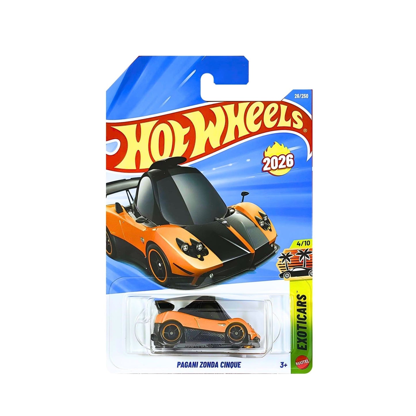 HE Hot Wheels Exoticars Pagani Zonda Cinque