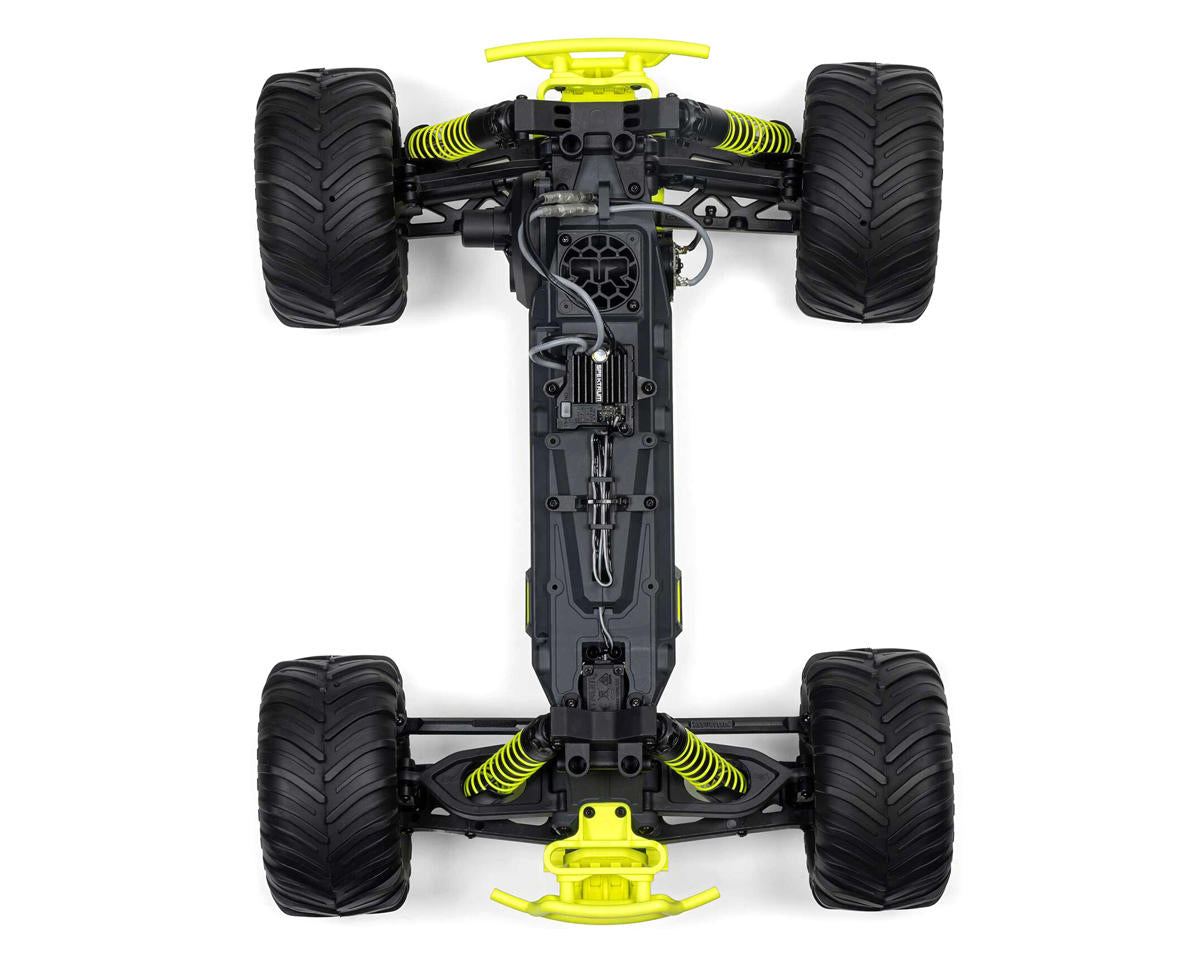 ARA3230ST1 Arrma Gorgon 4X2 MEGA 550 Brushed 1/10 Monster Truck RTR (Yellow) w/SLT2 2.4GHz Radio, Battery & Charger
