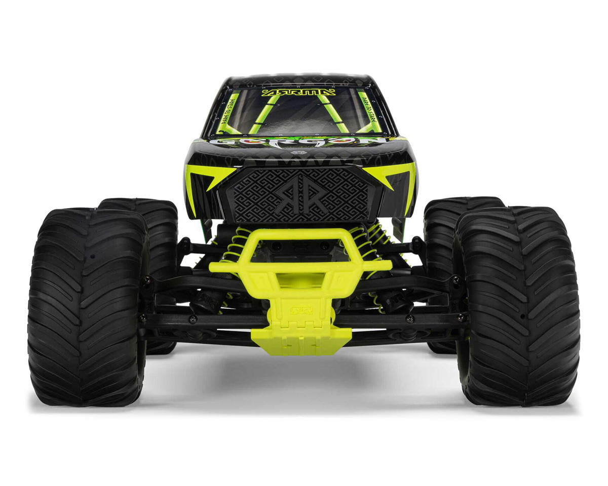 ARA3230ST1 Arrma Gorgon 4X2 MEGA 550 Brushed 1/10 Monster Truck RTR (Yellow) w/SLT2 2.4GHz Radio, Battery & Charger