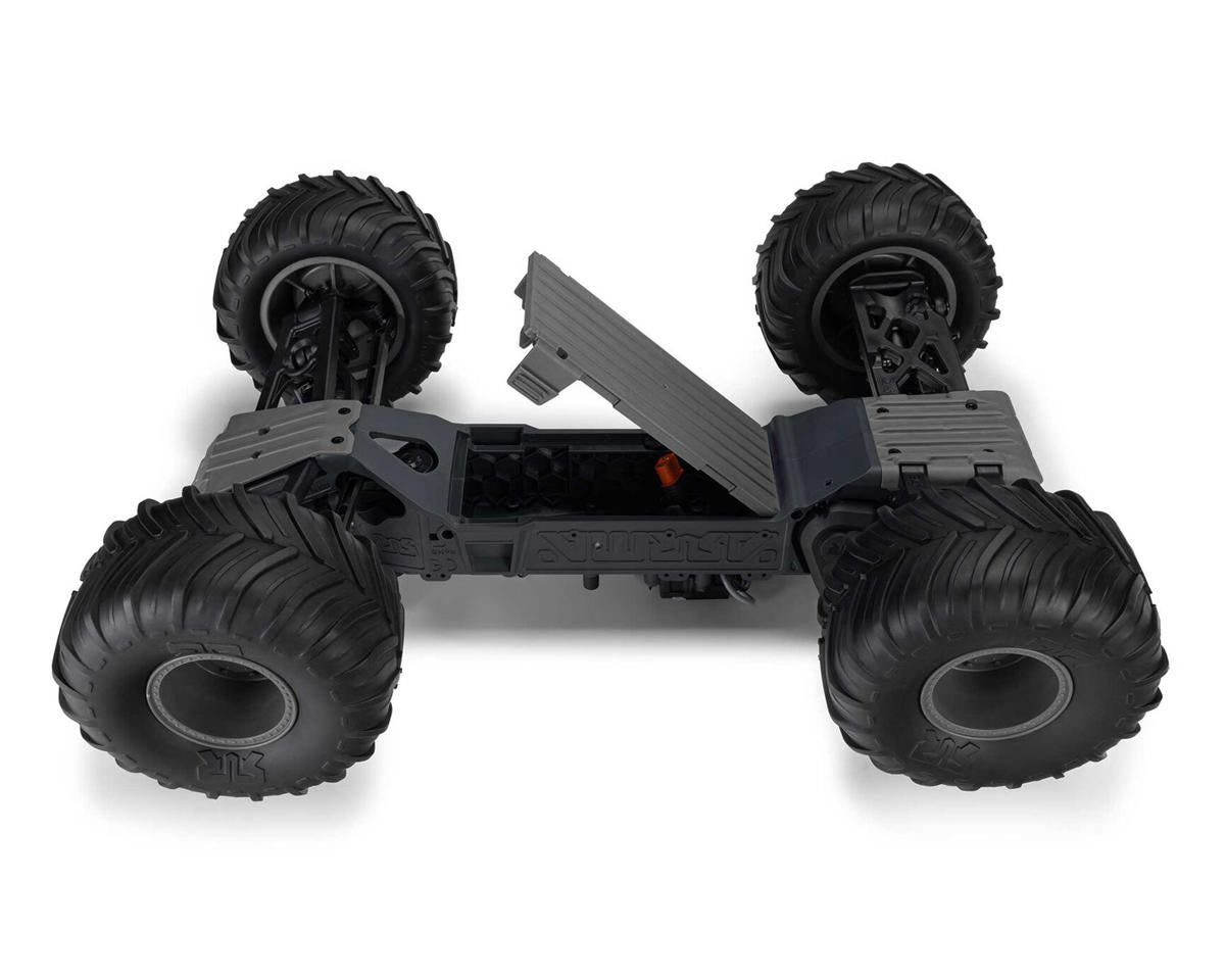 ARA3230ST3 Arrma Gorgon 4X2 MEGA 550 Brushed 1/10 Monster Truck RTR (Black) w/SLT2 2.4GHz Radio, Battery & Charger