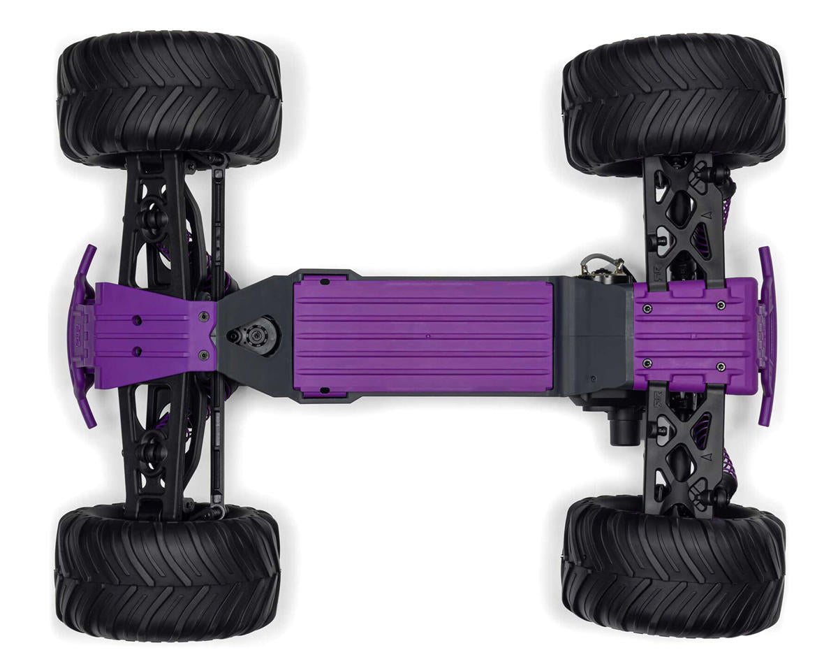 ARA3230ST4 Arrma Gorgon 4X2 MEGA 550 Brushed 1/10 Monster Truck RTR (Purple) w/SLT2 2.4GHz Radio, Battery & Charger