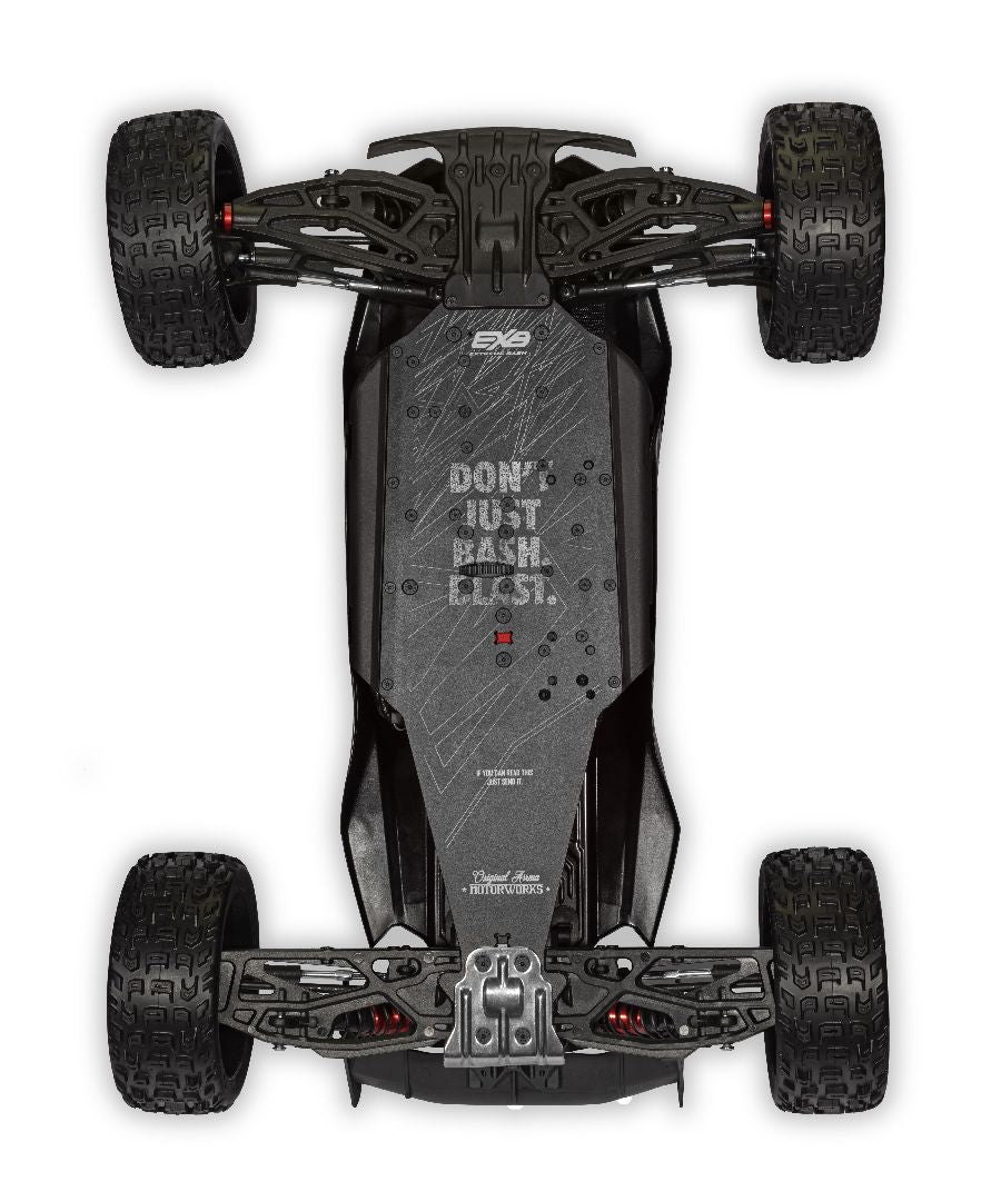 ARA7707V6T1 Arrma 1/7 Talion 4X4 6S EXB BLX Brushless V6 RTR - Black