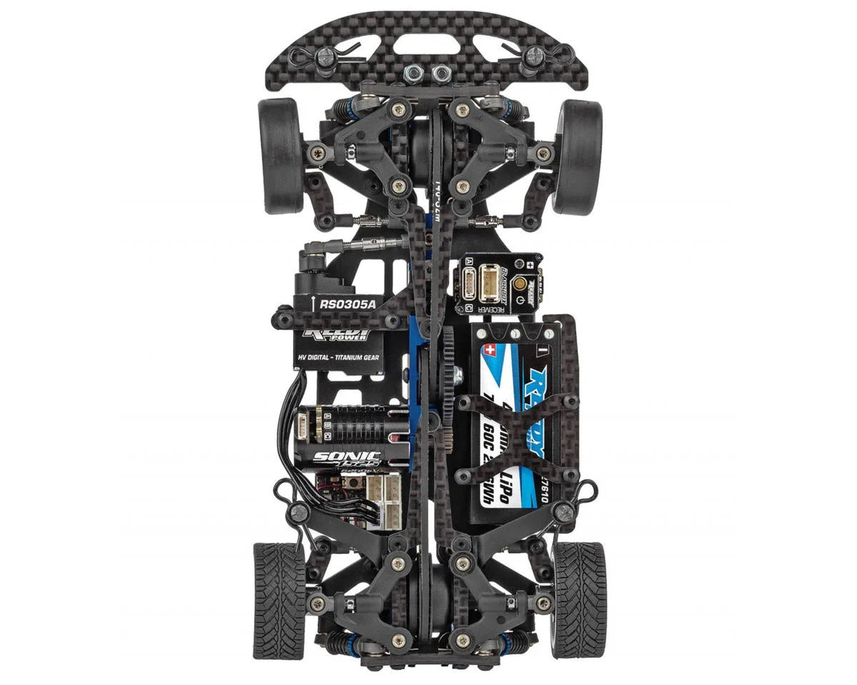 ASC20169 Team Associated TC28 1/28 4WD Electric On-Road Competition Team Kit w/Mako X Body & Wheels (Clear)