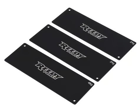 ASC27356 Reedy Steel Stick LiPo Battery Weight Set (29g, 39g, 48g)