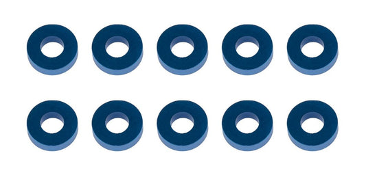 ASC31389 Team Associated Washers, 7.8x3.5x2.0mm, Blue, Aluminum
