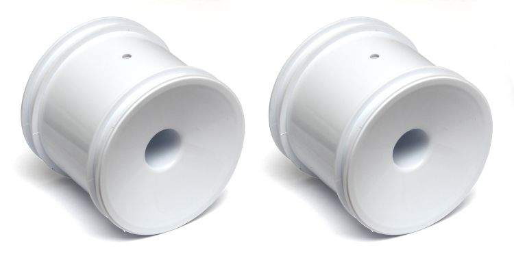 ASC7852 Team Associated 12mm Hex Stadium Truck Dish Wheel (2) (White)