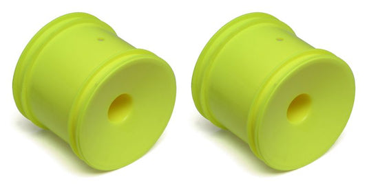 ASC7853 Team Associated 12mm Hex Stadium Truck Dish Wheel (2) (Yellow)
