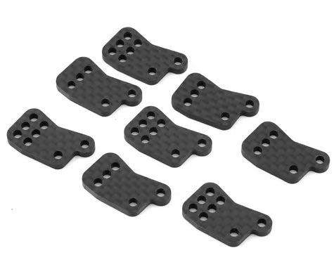 ASC81649 Team Associated RC8B4.1 Factory Team Carbon Fiber Rear Hub Tower Set