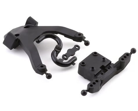 asc91884 Team Associated RC10B6.3 Front Top Plate & Ballstud Mount