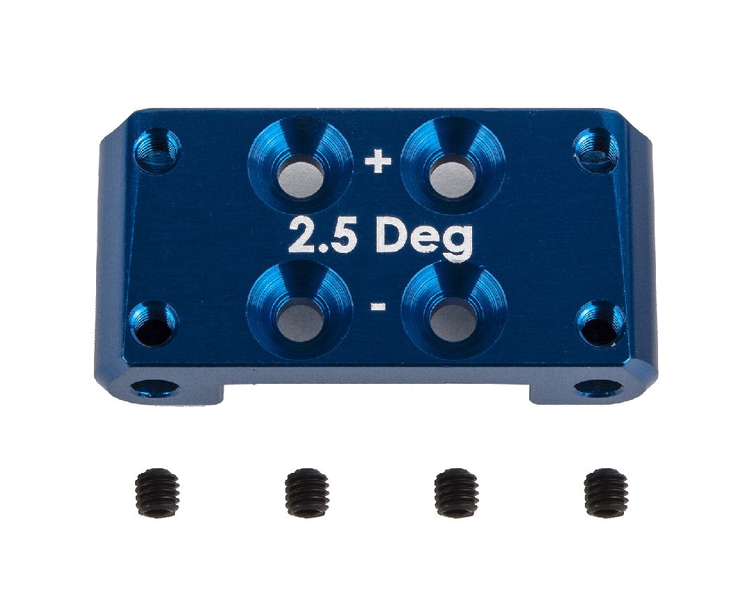ASC92437 Team Associated RC10B7 Factory Team Aluminum Front Bulkhead (+/-2.5 Deg)