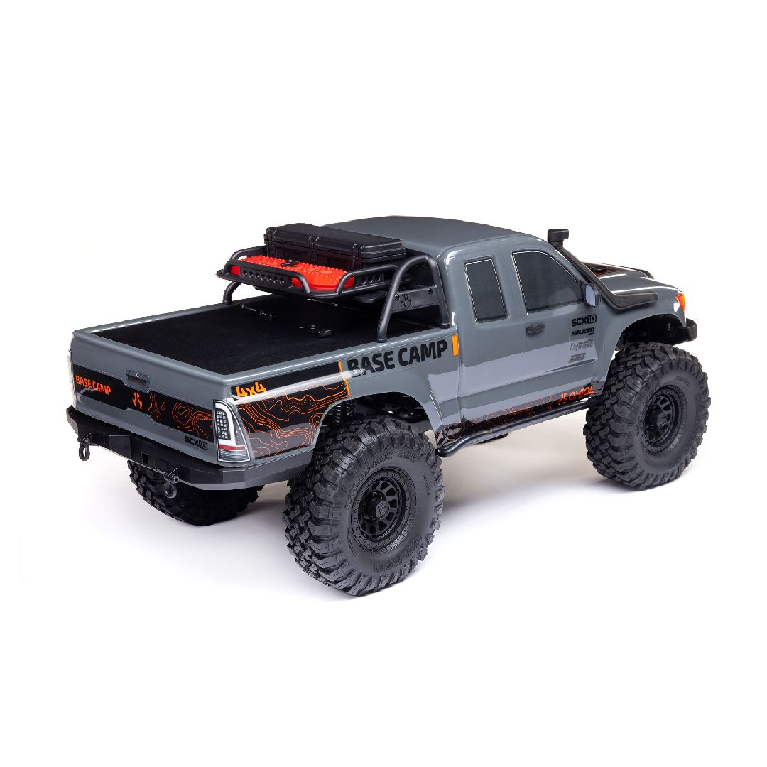 AXI-1375T2 Axial SCX10 III "Base Camp" RTR 4WD Trail Truck (Grey) w/SLT3 2.4GHz Radio