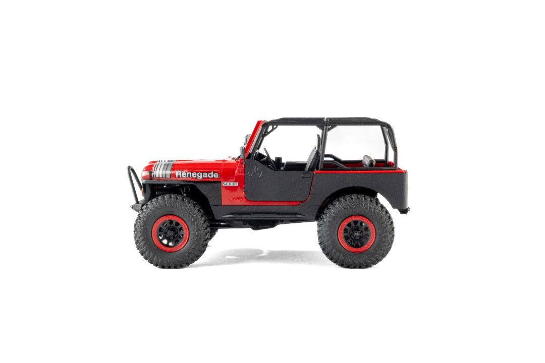 AXI-3273T1 Axial 1/30 SCX30 Jeep CJ-7 Renegade 4X4 RTR - Genright Red