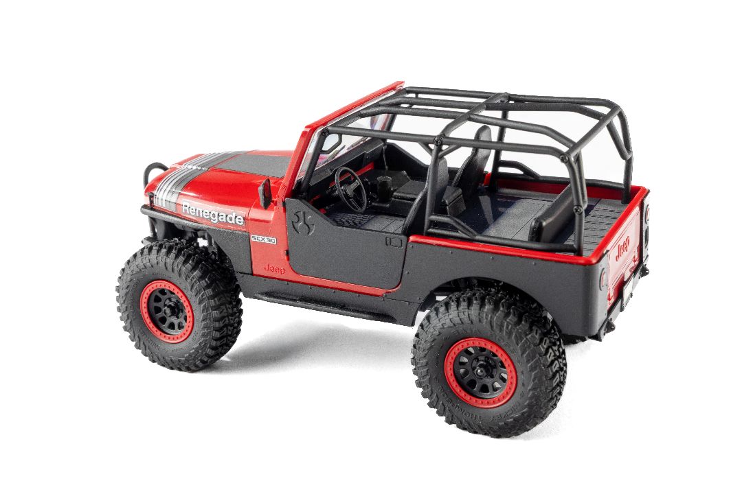 AXI-3273T1 Axial 1/30 SCX30 Jeep CJ-7 Renegade 4X4 RTR - Genright Red