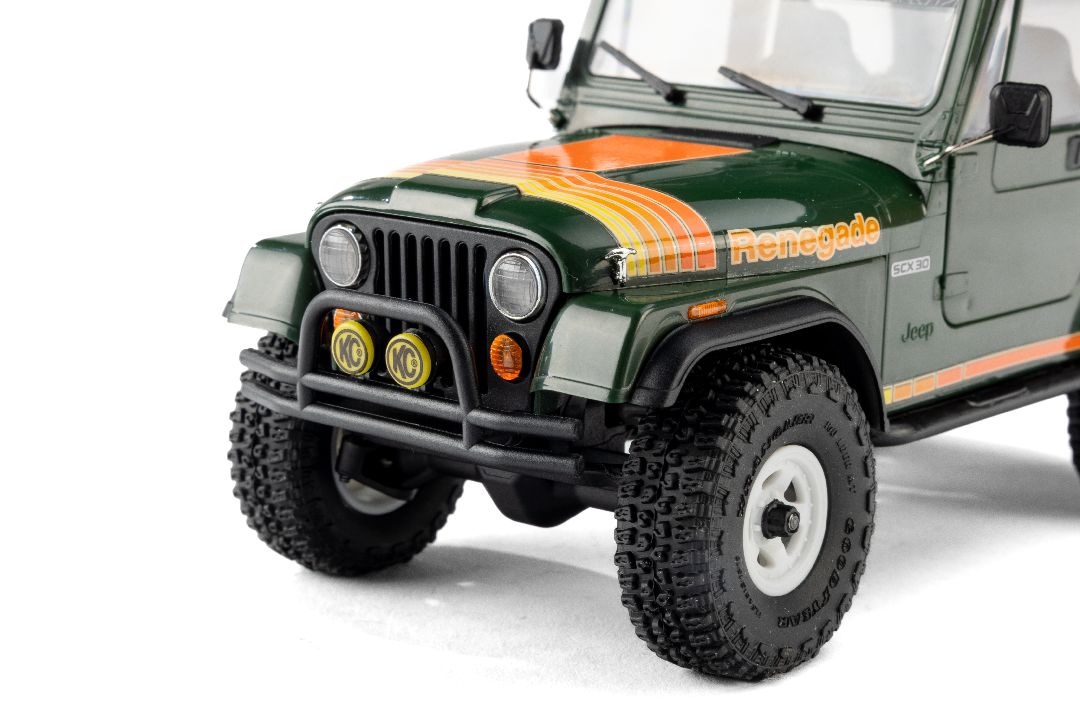 AXI-3273T2 Axial 1/30 SCX30 Jeep CJ-7 Renegade 4X4 RTR - Green