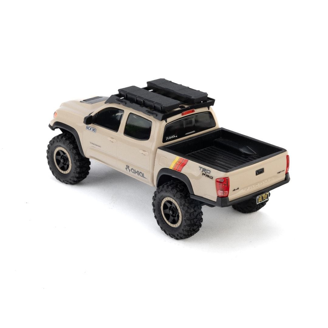 AXI-3289T2 Axial 1/30 SCX30 Toyota Tacoma 4X4 RTR - Overland Edition