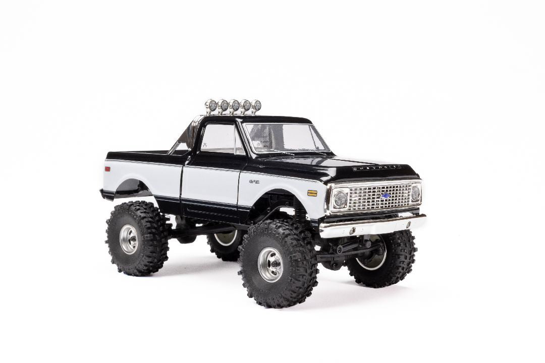 AXI-3408T1 Axial SCX24 1971 Chevrolet C10 1/24 4WD RTR Scale Mini Crawler (Black) w/2.4GHz Transmitter
