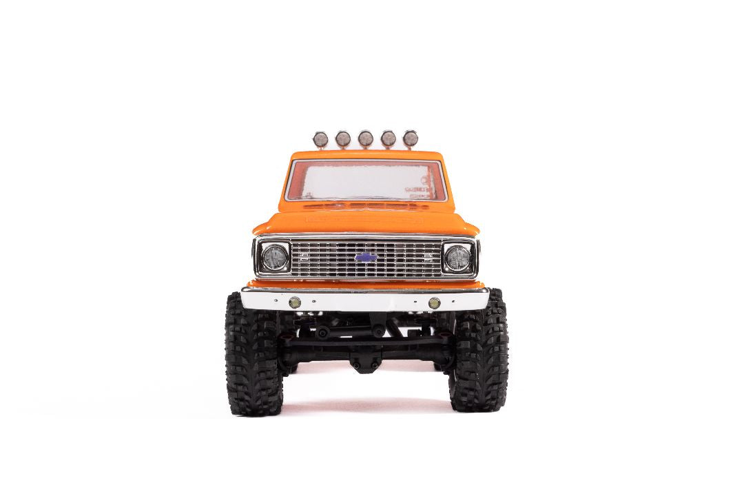 AXI-3408T2 Axial SCX24 1971 Chevrolet C10 1/24 4WD RTR Scale Mini Crawler (Orange) w/2.4GHz Transmitter