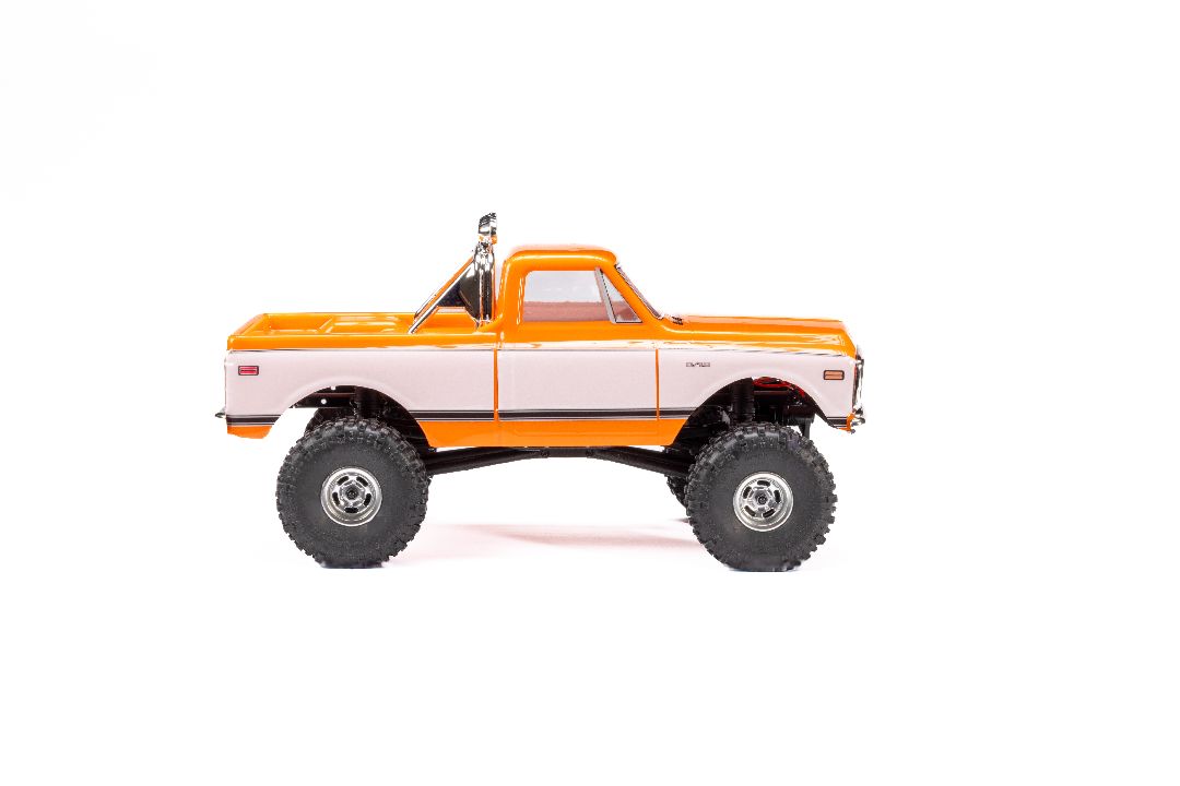 AXI-3408T2 Axial SCX24 1971 Chevrolet C10 1/24 4WD RTR Scale Mini Crawler (Orange) w/2.4GHz Transmitter