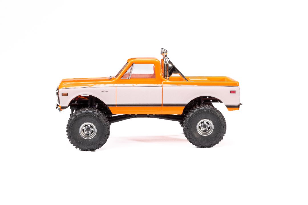 AXI-3408T2 Axial SCX24 1971 Chevrolet C10 1/24 4WD RTR Scale Mini Crawler (Orange) w/2.4GHz Transmitter