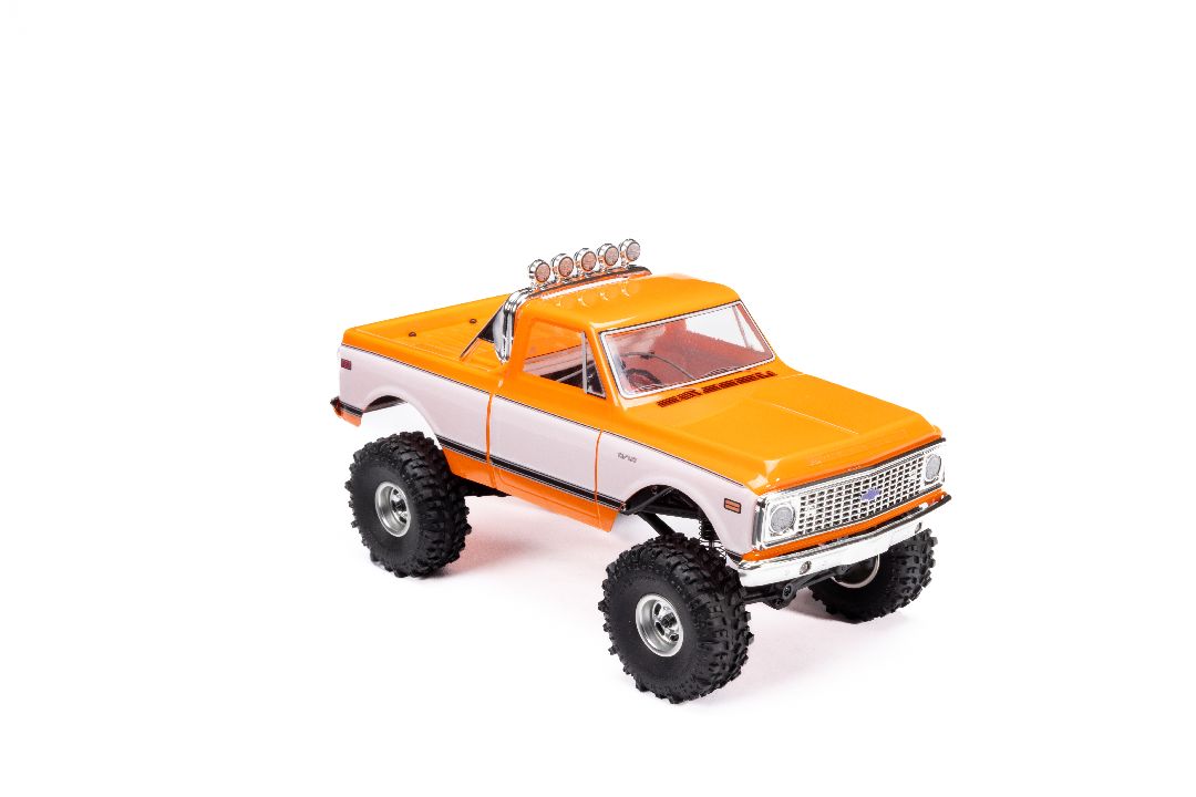 AXI-3408T2 Axial SCX24 1971 Chevrolet C10 1/24 4WD RTR Scale Mini Crawler (Orange) w/2.4GHz Transmitter