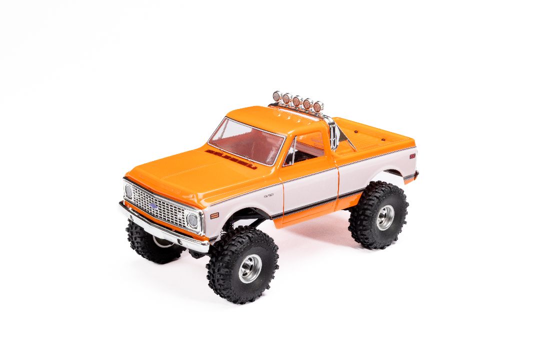 AXI-3408T2 Axial SCX24 1971 Chevrolet C10 1/24 4WD RTR Scale Mini Crawler (Orange) w/2.4GHz Transmitter