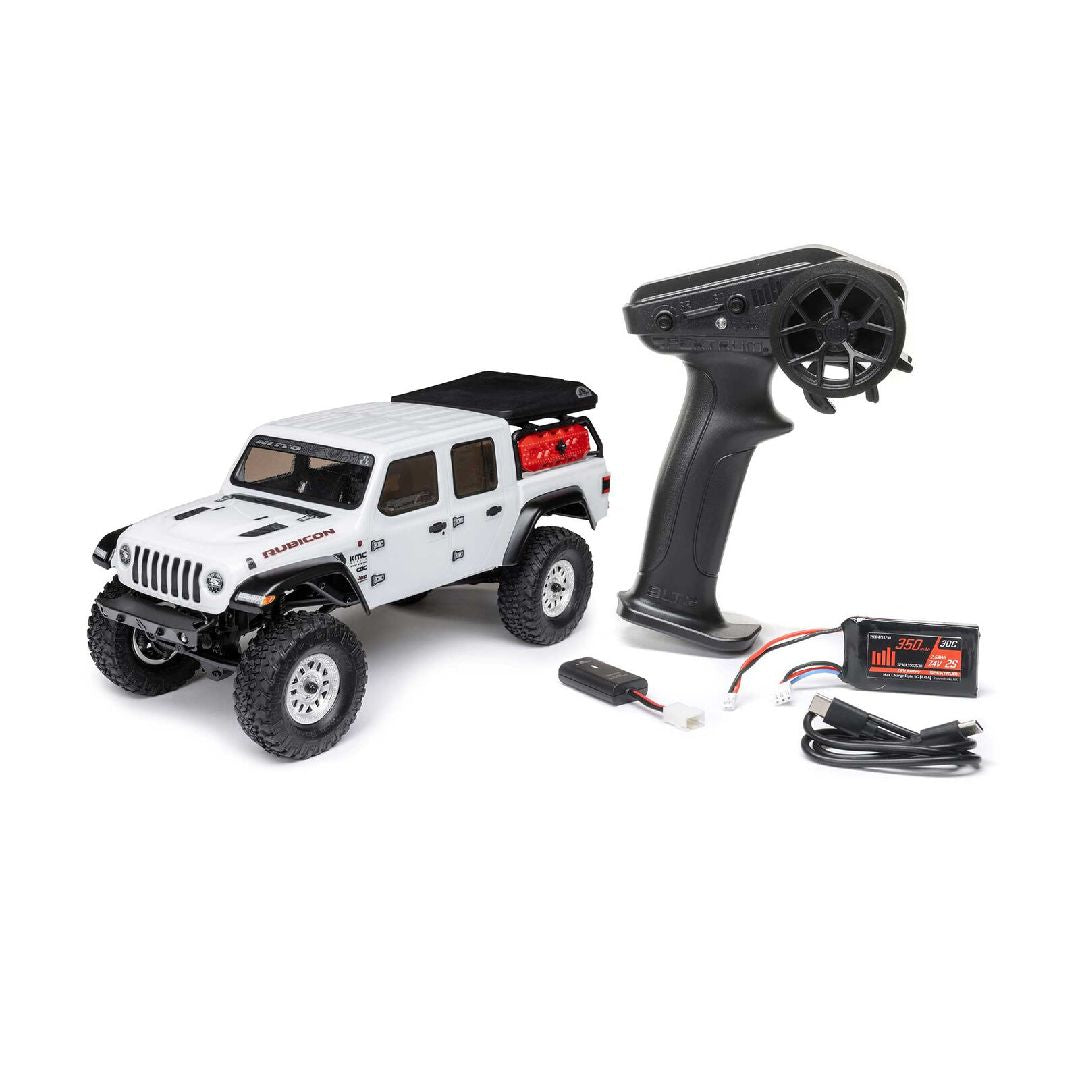 AXI00005V2T4 Axial 1/24 SCX24 Jeep Gladiator 4x4 RTR - White