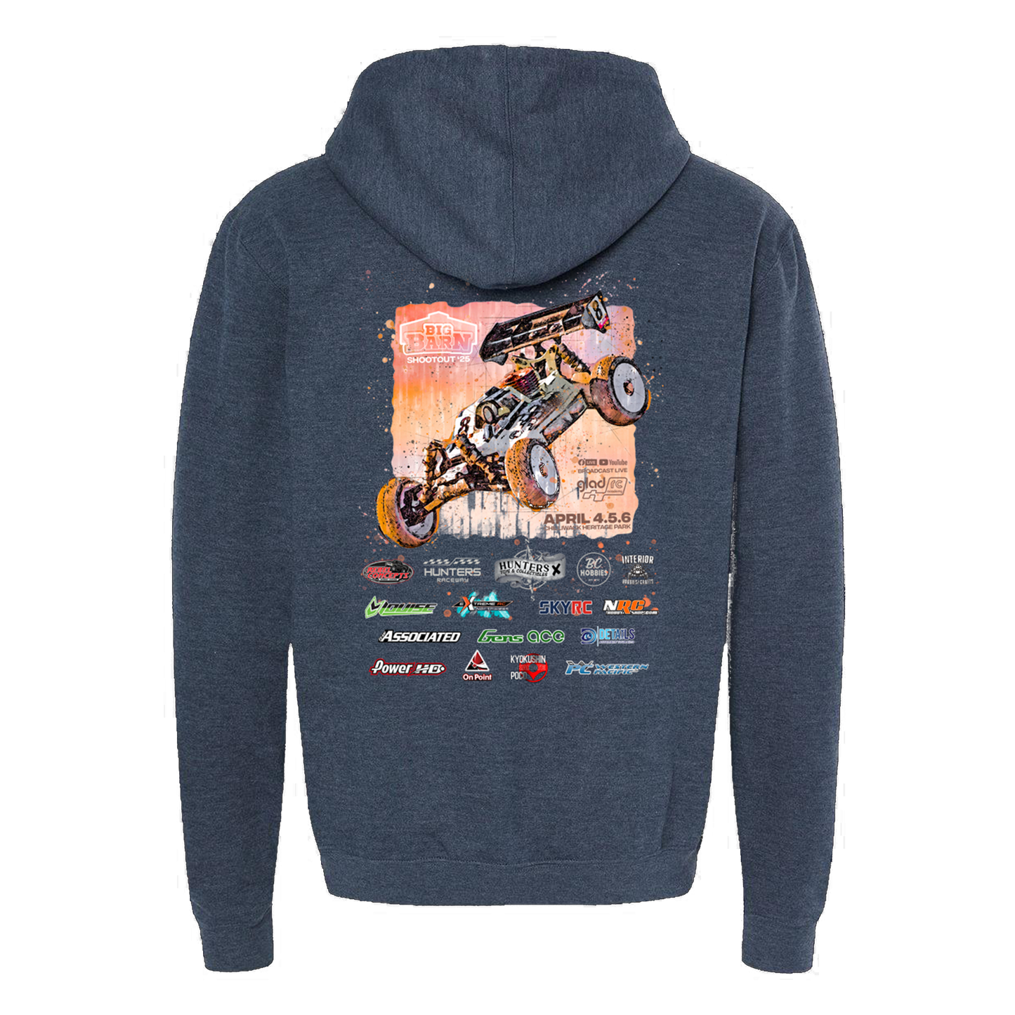 Big Barn '25 Zip-Up Hoodie