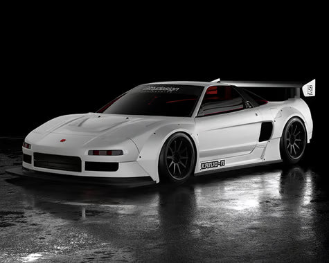 BDMZ-KJN Bittydesign 1/28 KANJO-N Micro On-Road TC Polycarbonate Body (Clear) (98mm Wheelbase)