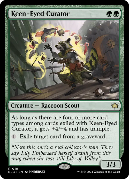 Keen-Eyed Curator - (BLB) Bloomburrow