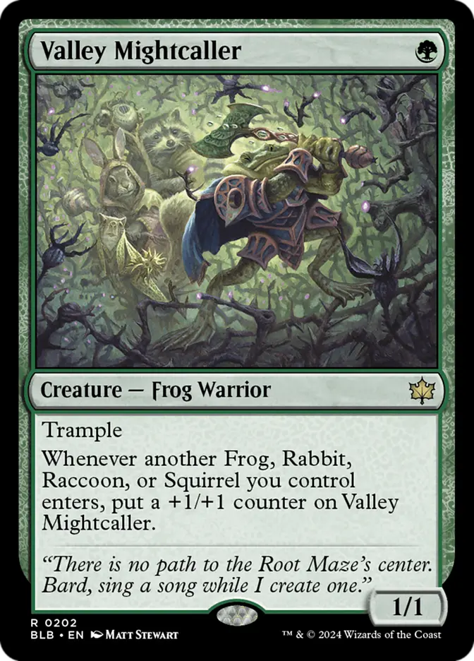 Valley Mightcaller - (BLB) Bloomburrow