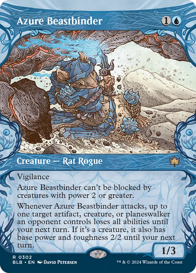 Azure Beastbinder - Showcase (BLB) Bloomburrow