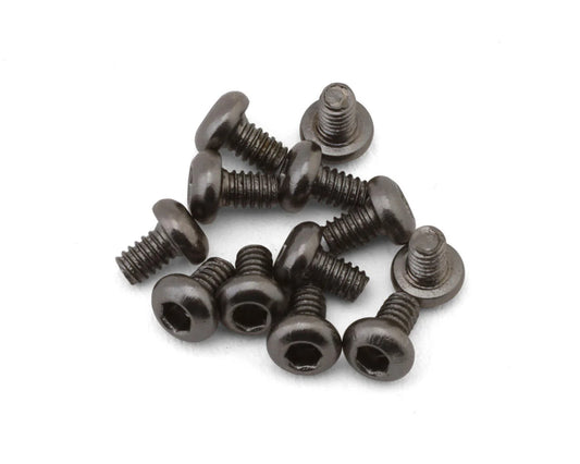 TBR-BNBHM2X3MM12 Team Brood 2mm 12.9 Black Nickel Button Head Hex Screw (12) (2x3mm)
