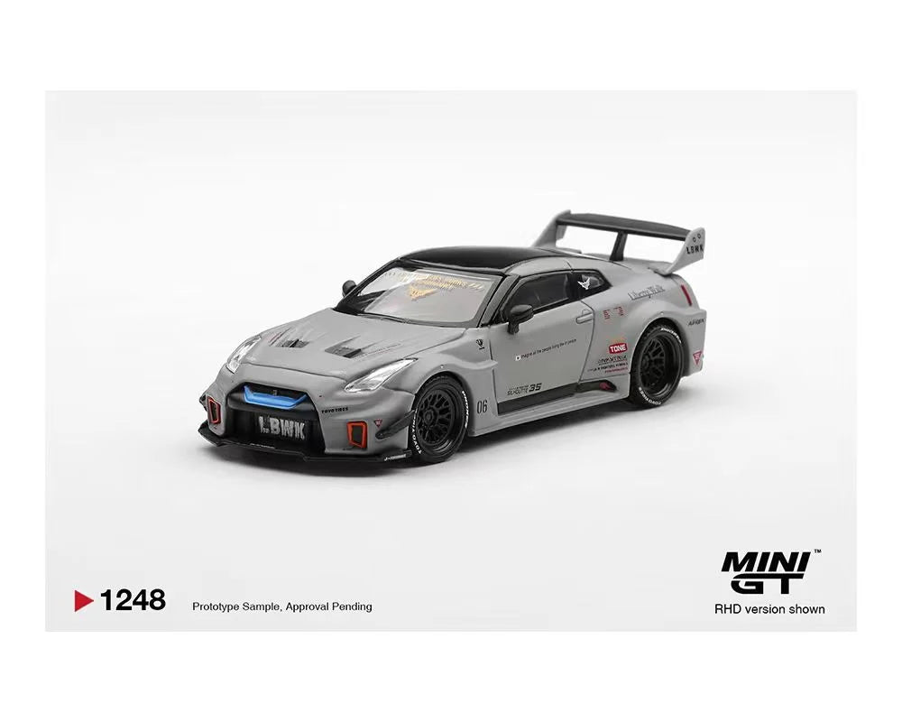 HE MGT01248 Mini GT Nissan LB-Silhouette WORKS GT 35GT-RR Ver. 1 Matt Grey #1248