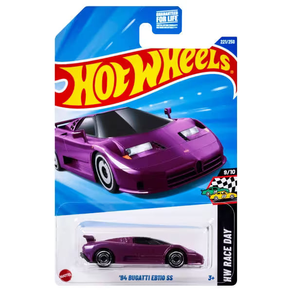HE Hot Wheels HW Race Day '94 Bugatti EB110 SS