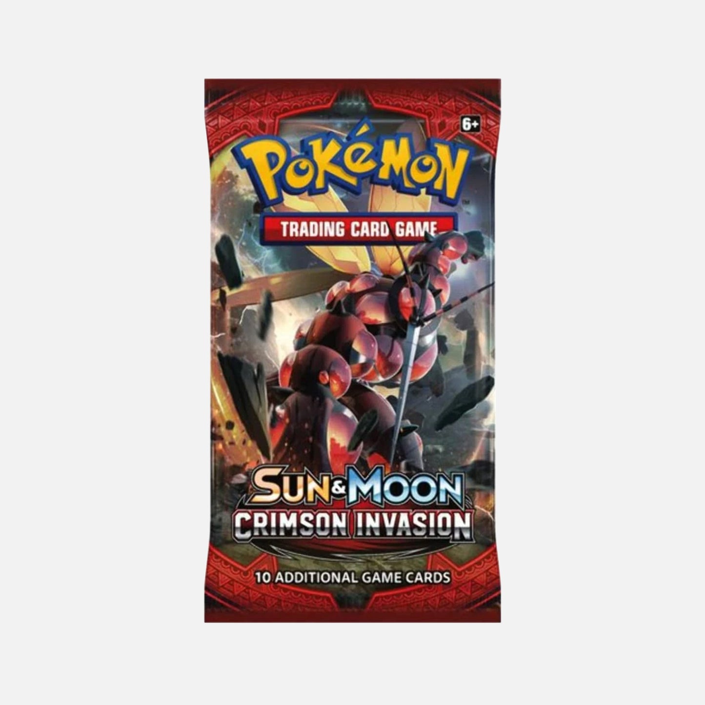 Pokémon Sun & Moon Crimson Invasion Booster Pack (Live)