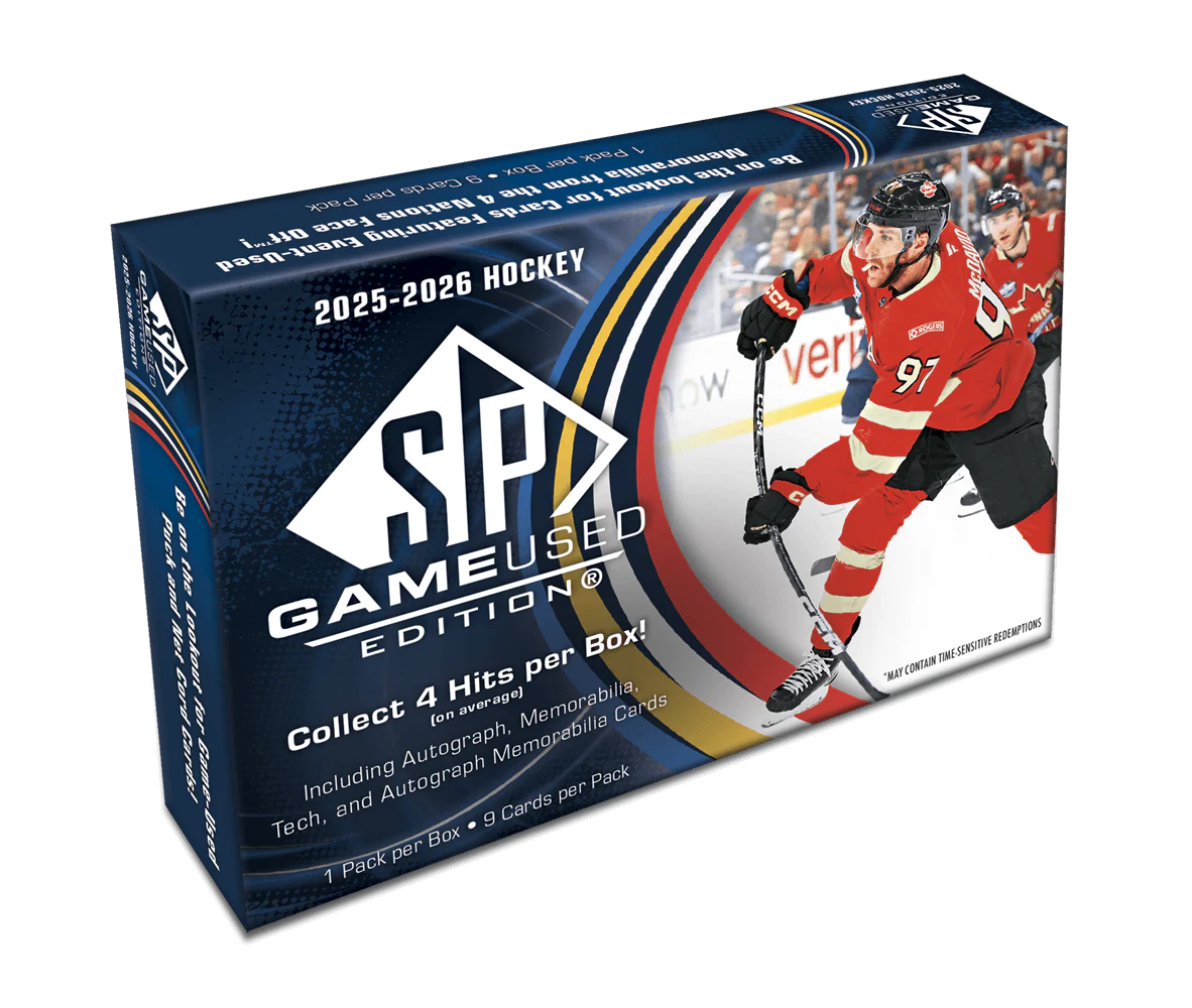 2025/26 Upper Deck SP Game Used NHL Hockey Hobby Box