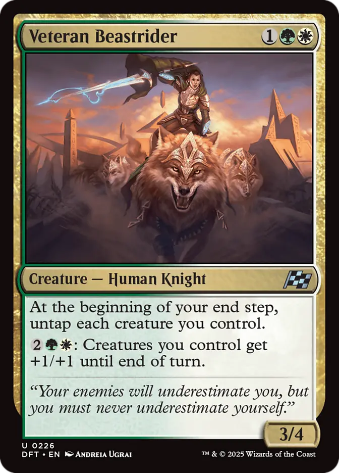 Veteran Beastrider - (DFT) Aetherdrift