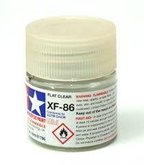 Tamiya XF-86 Flat Clear Acrylic Paint (10ml)