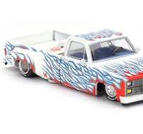 Kaido House //157 Chevy Silverado Dually on Fire V2 KHMG157