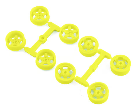DS-MI-20N1-FY DS Racing Kyosho Mini Z 8.5mm Narrow Drift Rims (1/2/3/4 Offset) (Flu Yellow)