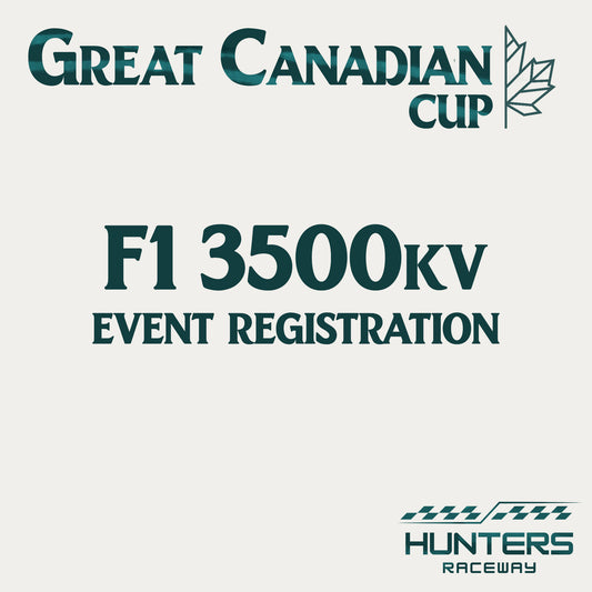 Great Canadian Cup '26 Registration - F1 3500kv