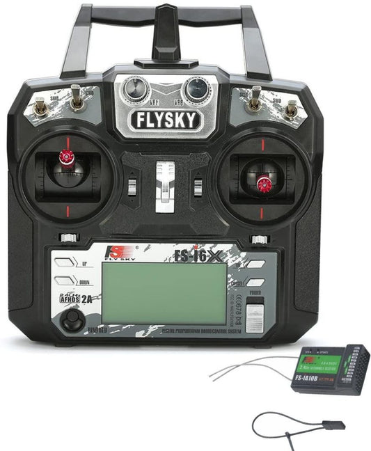 FS-I6X Flysky i6X 2.4Ghz 10 Channel Dual Stick Radio w/ LCD and FS-iA6B