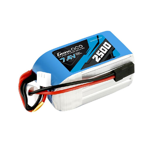 GEA2S2500RXJR Gens Ace RX 2500mAh 2S2P 7.4V LiPo JR-3P Plug Soft Case