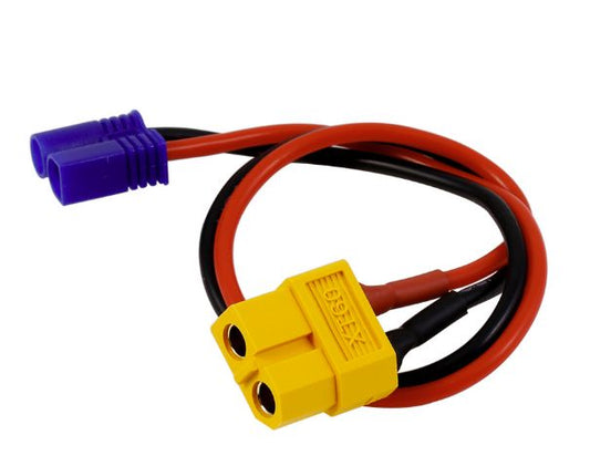 GEAX6F2E2M Gens Ace XT60 Female to EC2 Male Adapter