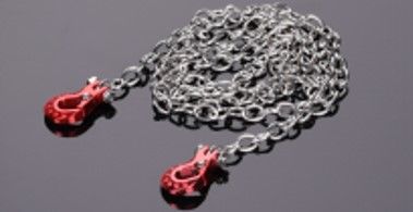 HDTEL01102A Hobby Details 1/10 RC Crawler Accessories Tow Chain (Premium)