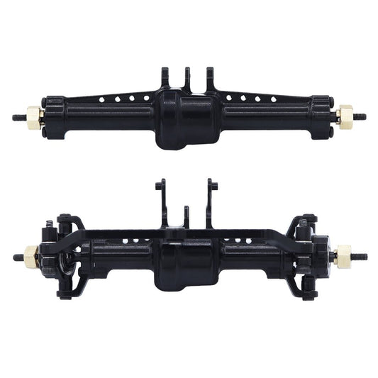 HDTTRX4M057B Hobby Details 1/18 TRX-4M Aluminum Front & Rear Axles - Blk (2)